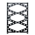 2U Covered Vertical Wall Mount Rack