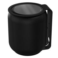 HomeBase Wall Mount for 2nd Generation HomePod (Black) (104-8966) with HomePod installed (not included)