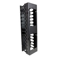 Rack Solutions Medium Density Vertical Cable Duct- Rear View