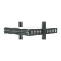 HP DL140 G2 on 2 post rack
