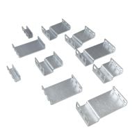 1U Adapter Kit - contains 10 brackets (2 of each shown)