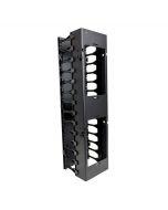 Rack Solutions Medium Density Vertical Cable Duct- Rear View