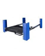 1U Sliding Keyboard Shelf with PS2 Keyboard and USB Converter (1UKYB-126)