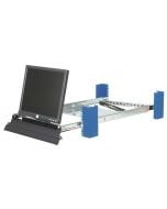 2U Shallow Sliding Monitor Shelf (No Monitor) (133-2279) Monitor Installed