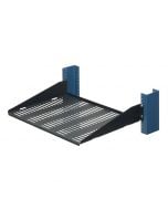 2 Post Rack Shelf - 13" Vented, Flanges Down (2USHL-022HALF-13DV)
