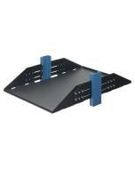 3U 2Post Adjustable Center Mount Solid Shelf 29in (D) - Flanged Up (3USHL-024FULL-29US)