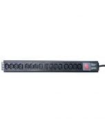 (599-5108) 16 Way, 10 Amp, Vertical Rack Mount Power Strips