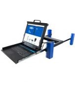 1U KVM with 17" Monitor