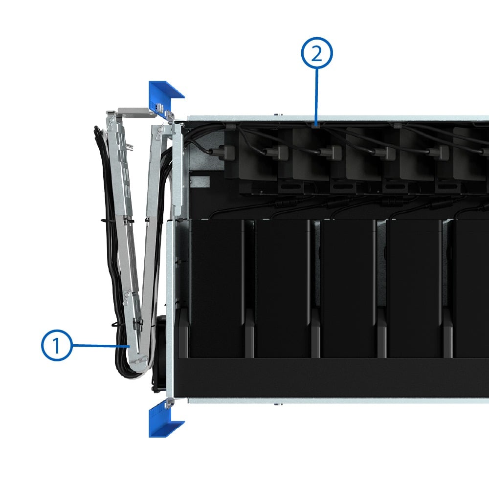 fully articulated Cable Management Arm (desktop image) fully articulated Cable Management Arm (desktop image)