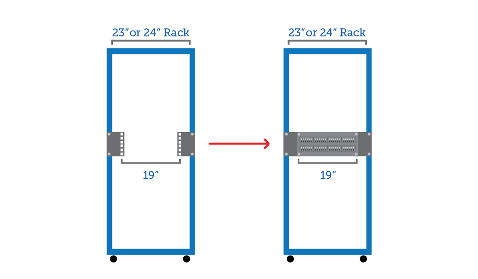 RackSolutions Reducer Bracket (desktop image) RackSolutions Reducer Bracket (desktop image)